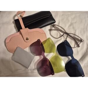 Magnetic Clip on Sunglasses for Men & Women Polarized UV Protection